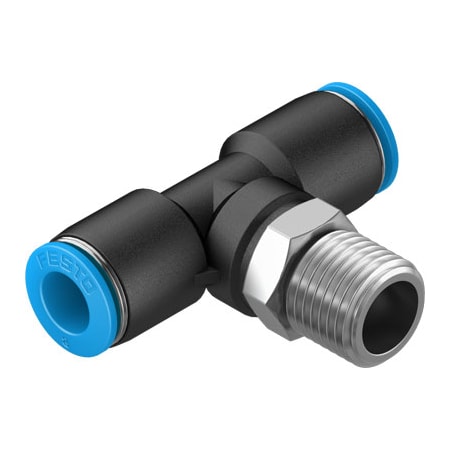 Festo Push-In T-Fitting QST-1/4-8 QST-1/4-8